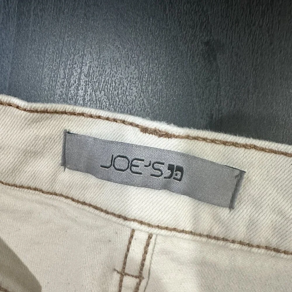 JOE'S High-Rise Wide Leg Hitomi Distressed Denim Jeans Size 29 - Picture 10 of 11